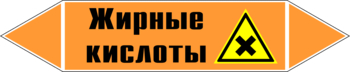 Маркировка трубопровода "жирные кислоты" (k16, пленка, 507х105 мм)" - Маркировка трубопроводов - Маркировки трубопроводов "КИСЛОТА" - ohrana.inoy.org